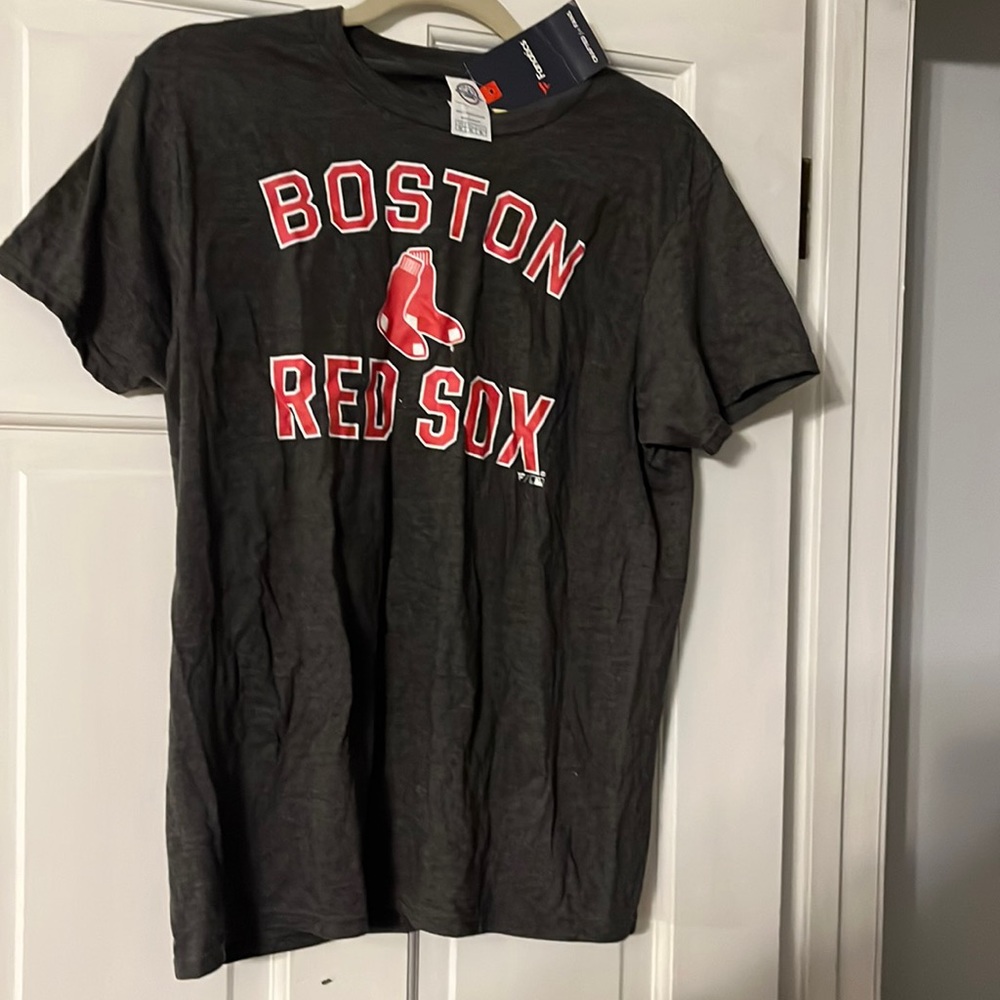 NWT Red Sox t-shirt new with tags. Grey color with Red Sox logo. Adult medium